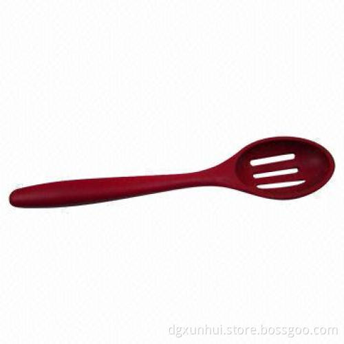 Spoon, Made of Silicone Rubber, 200 Degrees Heat-resistant